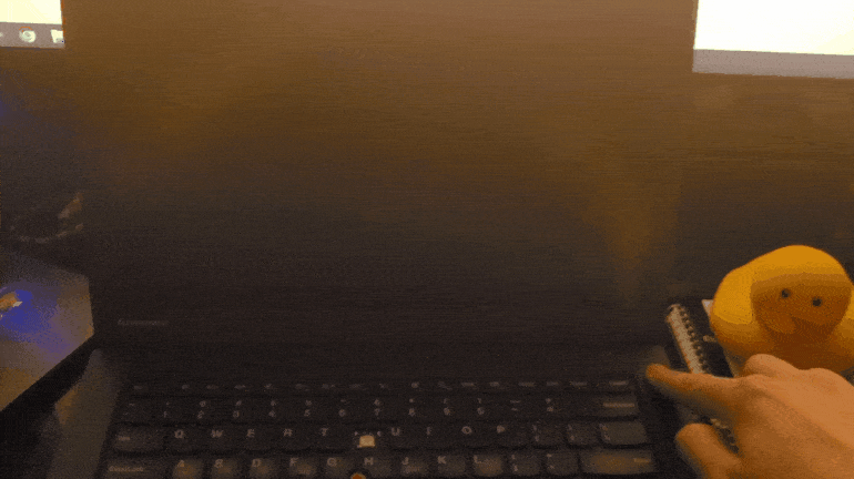 gif of arch bootup